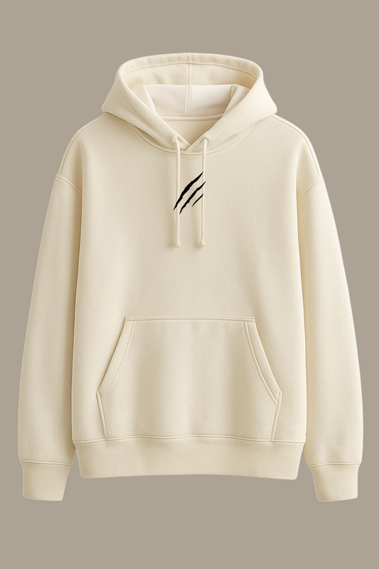 BAREANIMAL Off-White Hoodie Hellfire Club Graphic – Premium Fleece Edition