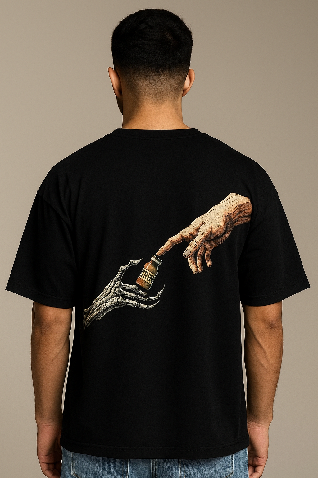 The Forbidden Formula Black Oversized T-shirt