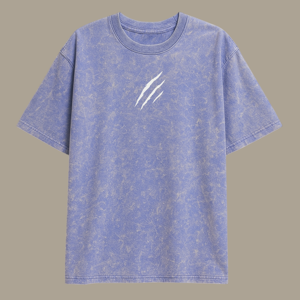 Bareanimal Lavender Oversized Acidwash T-shirt