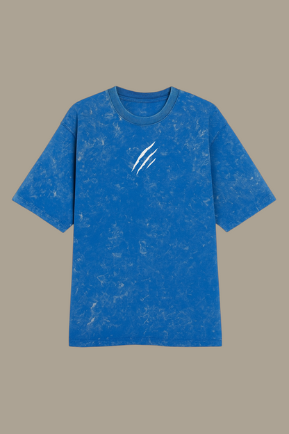 Bareanimal Blue Acidwash Oversized T-shirt