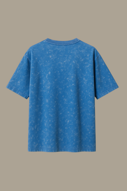 Bareanimal Blue Acidwash Oversized T-shirt