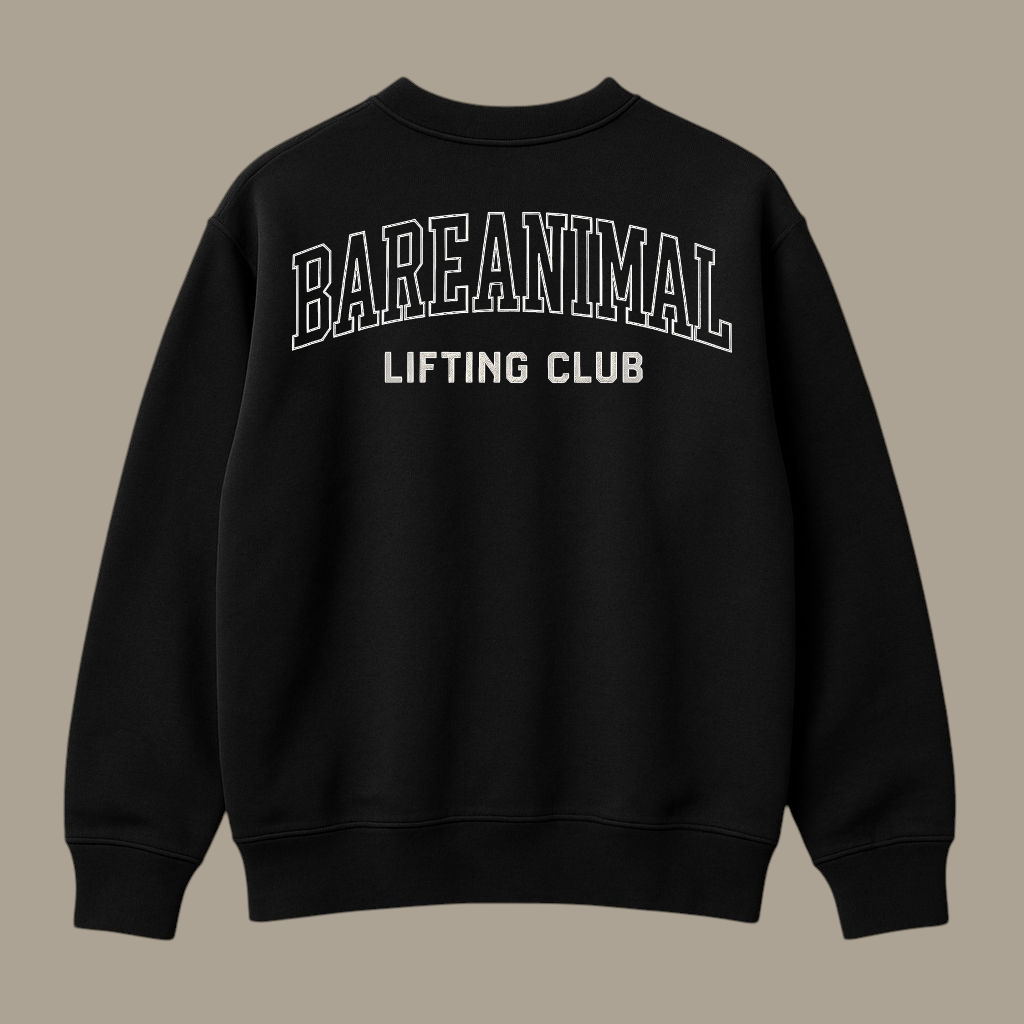 Bareanimal Lifting club Relaxed Fit Sweatshirt